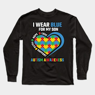 Puzzle piece Autism Awareness Gift for Birthday, Mother's Day, Thanksgiving, Christmas Long Sleeve T-Shirt